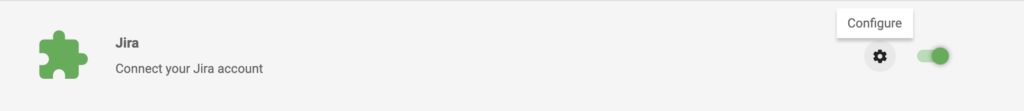 Activated Jira plugin in LiveAgent with available configuration option
